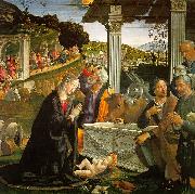 Domenico Ghirlandaio Nativity  1 oil on canvas